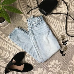AE Light Blue Denim Mom Jeans